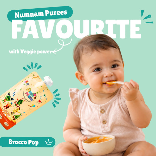 Brocco Pop – Broccoli, Spinach & Mango Puree