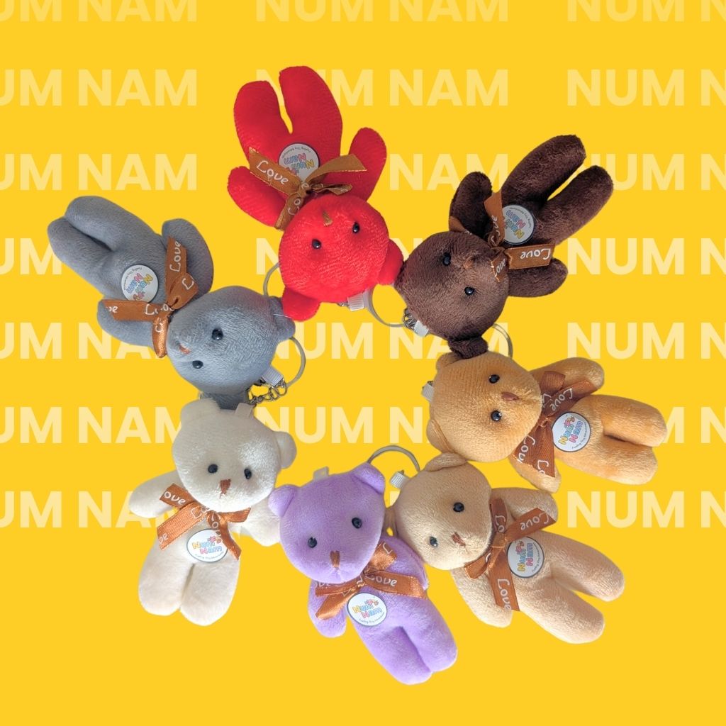 Num Nam Teddy Bear Keychain