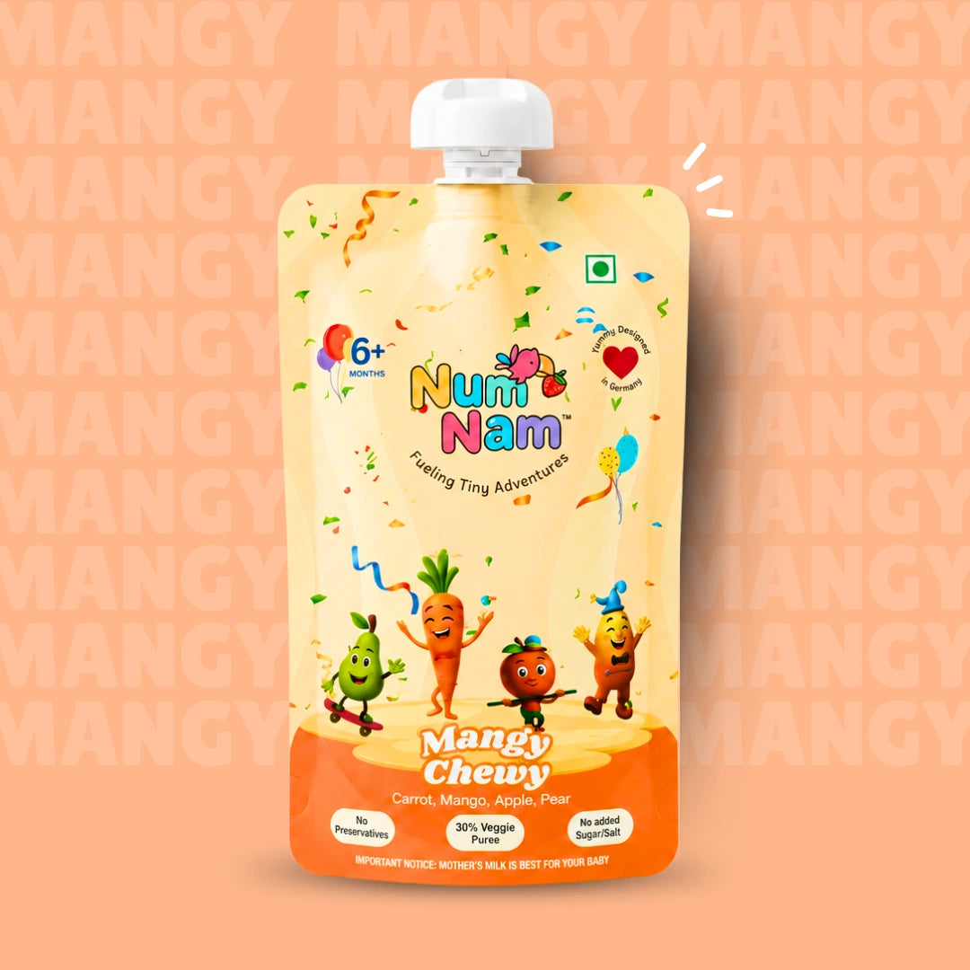Mangy Chewy – Mango, Carrot & Apple Puree
