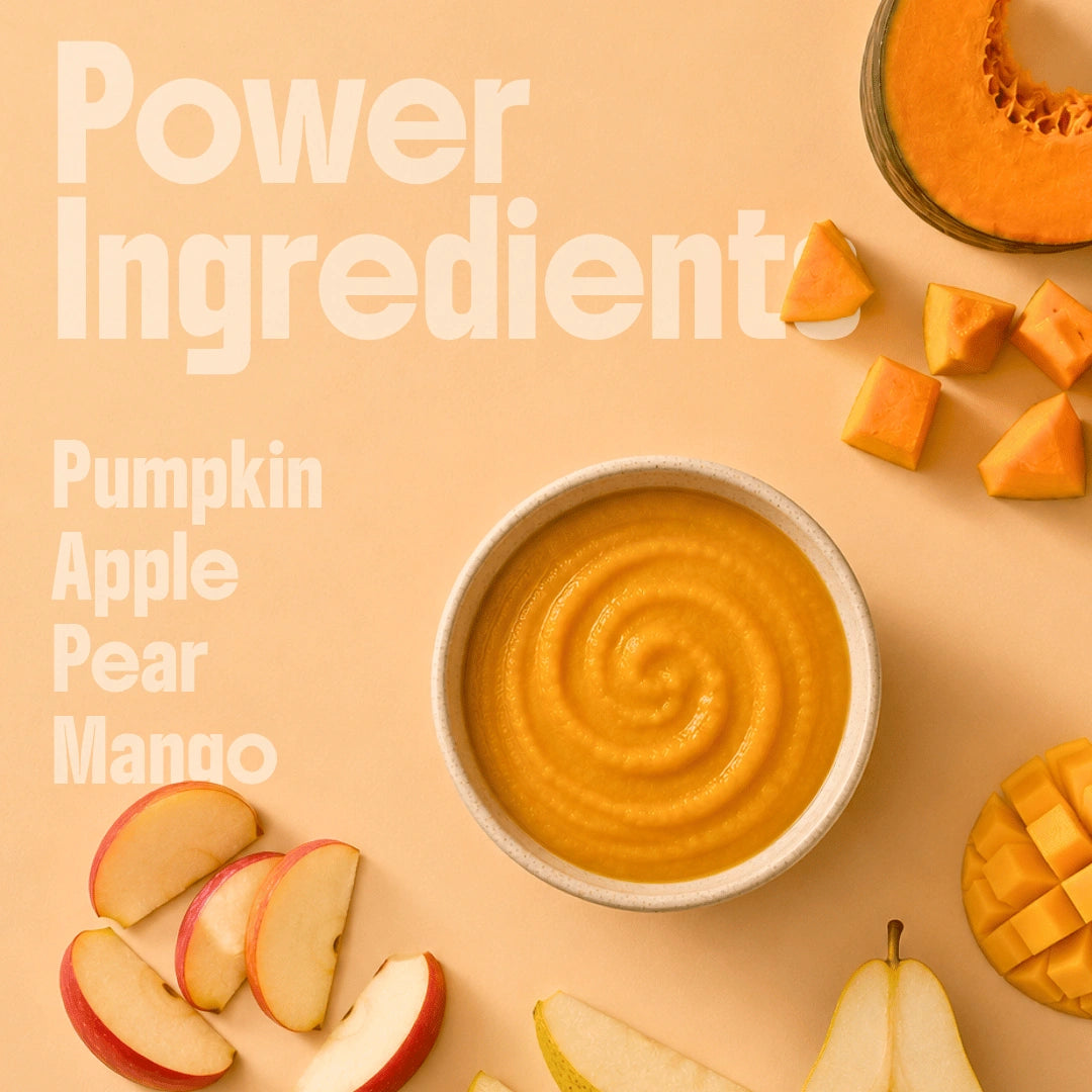 Appi Pooch – Pumpkin, Apple, Pear & Mango Puree