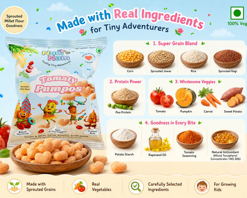 An image with the puffs of tomaty pumpos and its ingredients